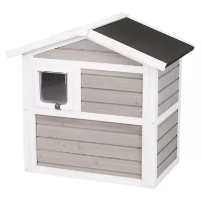 Product TRIXIE Natura Insulated Cat Home 2-Story with Ramp