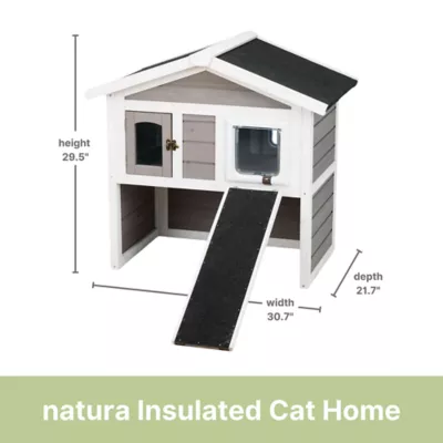 Product TRIXIE Natura Insulated Cat Home 2-Story with Ramp