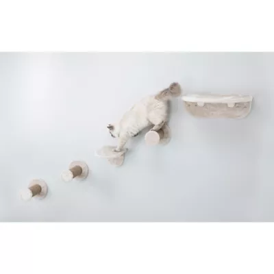Product TRIXIE Lookout Wall Mounted Cat Lounge Set 2 Platforms with 3 Steps
