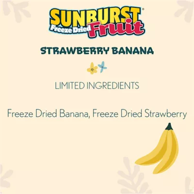 Product Higgins Sunburst Freeze Dried Strawberry Banana Fruit Bird Treat