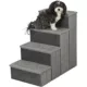 Product TRIXIE Velour Foldable 4-Step Pet Stairs with Storage