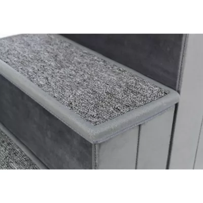 Product TRIXIE Velour Foldable 4-Step Pet Stairs with Storage