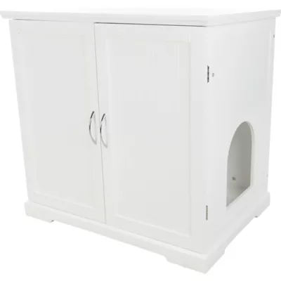 Product TRIXIE XL Wooden Litter Box Enclosure with Storage Drawer