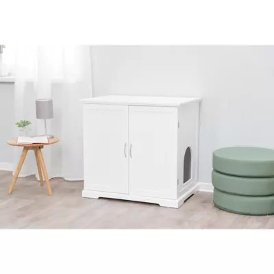 Product TRIXIE XL Wooden Litter Box Enclosure with Storage Drawer