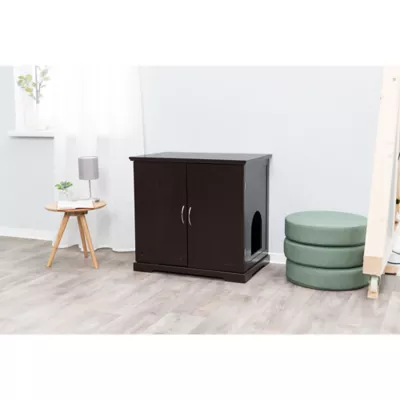 Product TRIXIE XL Wooden Litter Box Enclosure with Storage Drawer