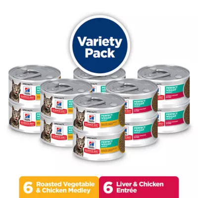 Product Hill's Science Diet Cat - Wet Food, Variety Pack, 12 CT, 2.175 LB