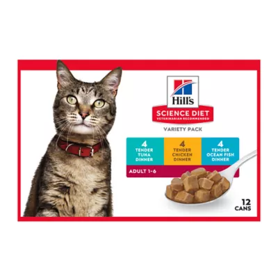 Product Hill's Science Diet Adult Wet Cat Food - Morsels, 12 Ct, 65.6 Oz