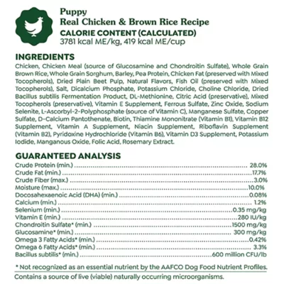 Product Greenies Smart Essentials Puppy High Protein Dry Dog Food Chicken & Brown Rice Recipe, 13.5 lb. Bag