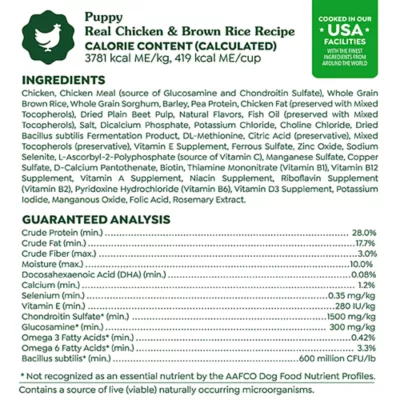 Product Greenies Smart Essentials Puppy High Protein Dry Dog Food Chicken & Brown Rice Recipe, 13.5 lb. Bag