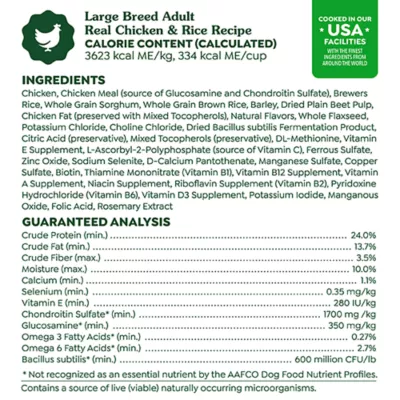 Product Greenies Smart Essentials Adult Large Breed High Protein Dry Dog Food Chicken & Rice, 15 lb. Bag