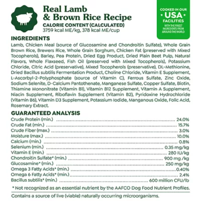 Product Greenies Smart Essentials Sensitive Digestion & Skin Adult Dry Dog Food Lamb & Brown Rice, 15 lb Bag