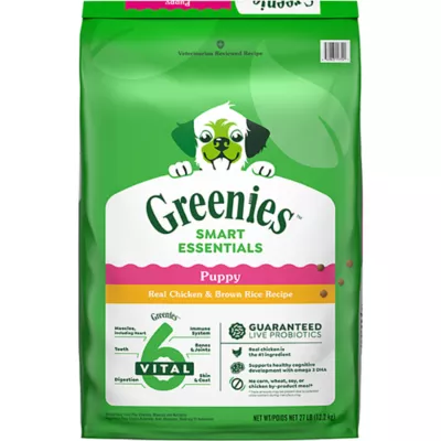 Product Greenies Smart Essentials Puppy High Protein Dry Dog Food Chicken & Brown Rice, 27 lb. Bag