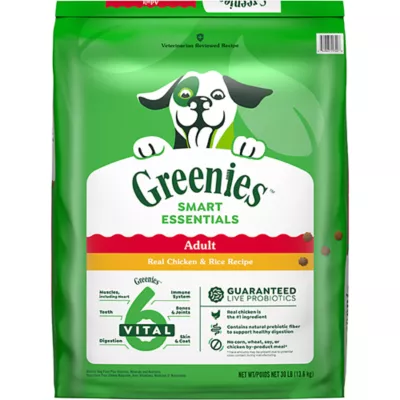 Product Greenies Smart Essentials Adult Dry Dog Food - Chicken & Rice Recipe, 30 lb
