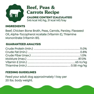 Product Greenies Smart Topper All Life Stages Wet Dog Meal Topper - Grain Free, Beef, Peas & Carrots, 2 oz