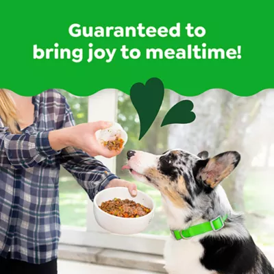 Product Greenies Smart Topper Variety Pack All Life Stages Wet Dog Meal Complement - Chicken/Beef, 8 Count