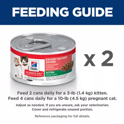 Product Hill's Science Diet Kitten Wet Food - Pate, Salmon