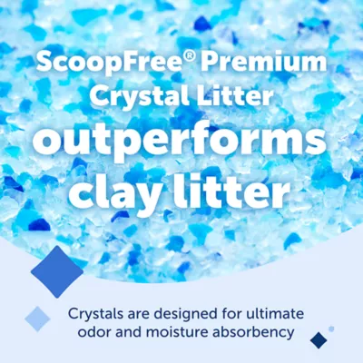 Product PetSafe® ScoopFree® Premium Crystal Cat Litter - Fresh Scent - Superior Odor Control - 8 lb