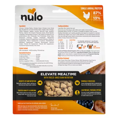 Product Nulo Freeze Dried Raw Dog Food - Grain Free, 8 Oz