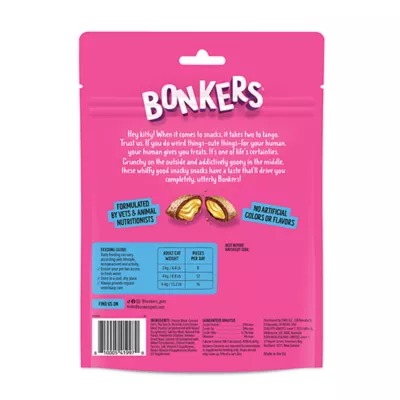 Product Bonkers Crunchy Cat Treats - Salmon Supreme Flavor