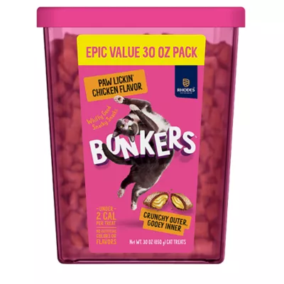 Product Bonkers Crunchy Cat Treats - Paw Lickin' Chicken