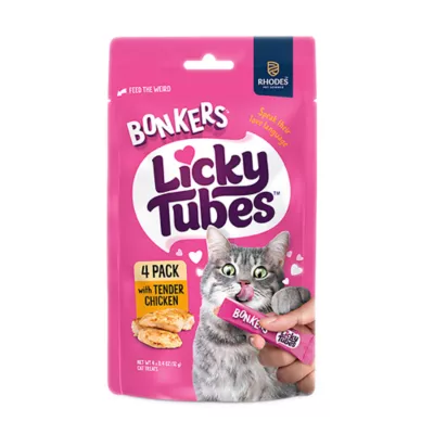 Product Bonkers Mixx Lickable Cat Treats - 4 Count