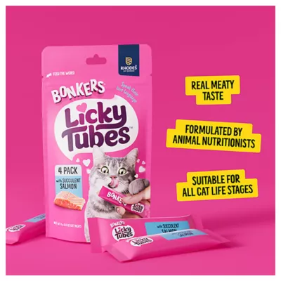 Product Bonkers Mixx Lickable Cat Treats - 4 Count