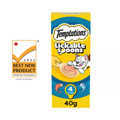 Product Temptations Lickable Spoons Wet Cat Treats - Salmon & Tuna