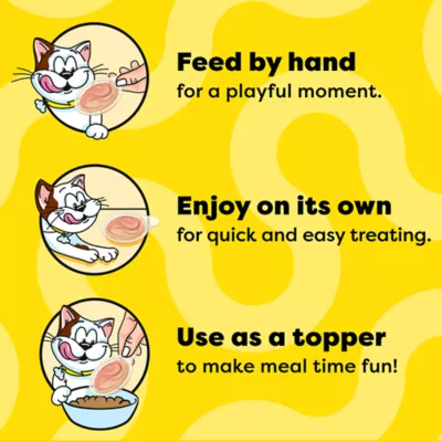 Product Temptations Lickable Spoons Wet Cat Treats - Chicken & Cheese