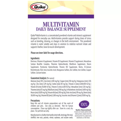 Product QUICKO Multivitamin Bird Supplement