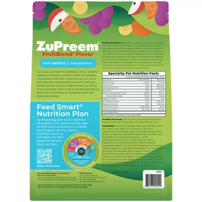 Product ZuPreem® FruitBlend Medium Bird Food