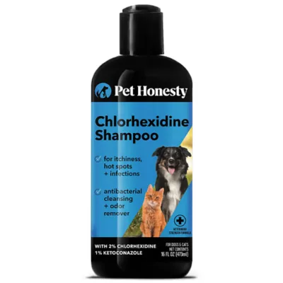 Product Pet Honesty Chlorhexidine Antibacterial Cleansing + Odor Remover Dog and Cat Shampoo