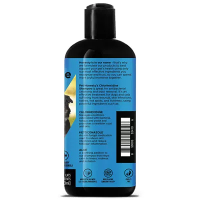 Product Pet Honesty Chlorhexidine Antibacterial Cleansing + Odor Remover Dog and Cat Shampoo