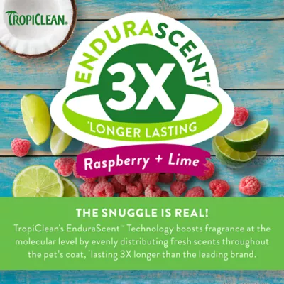 Product TropiClean® Raspberry & Lime 3-in1 Deodorizing Pet Shampoo
