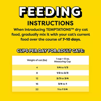 Product Temptations Adult Complete Nutrition Dry Cat Food - Seafood Medley