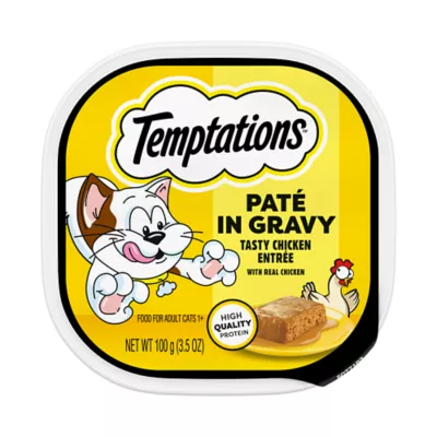 Product Temptations Pate In Gravy Adult Wet Cat Food - 3.5oz