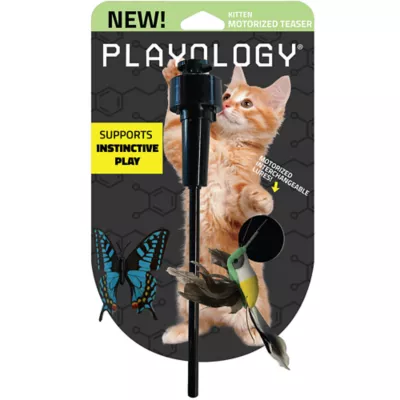 Product Playology® Motorized Hummingbird/Butterfly Teaser Cat Toy