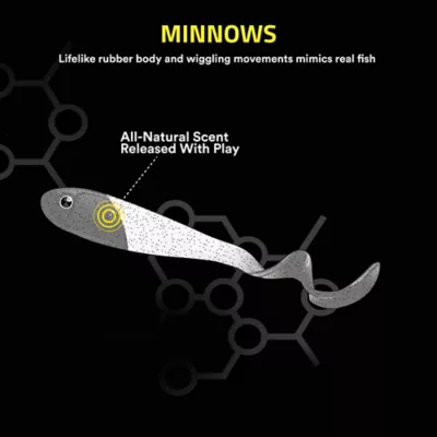 Product Playology® Minnow Cat Toys, 2 Pack