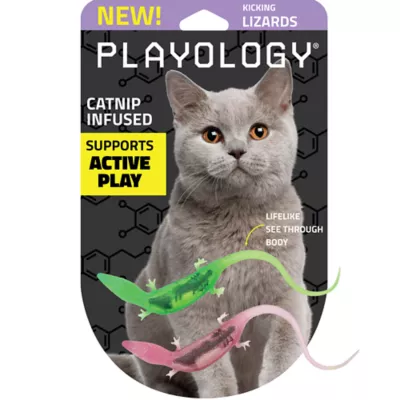 Product Playology® Lizards with Bugs Cat Toys, 2 Pack