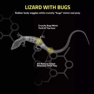 Product Playology® Lizards with Bugs Cat Toys, 2 Pack