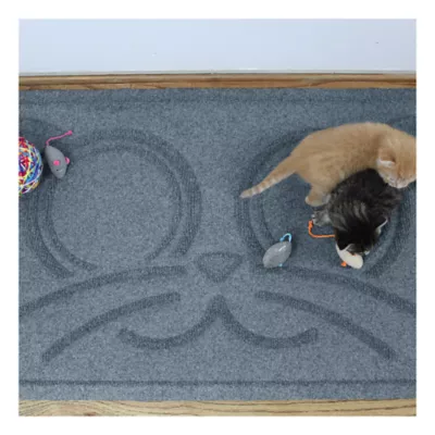 Product Bungalow Flooring Waterhog Kitty Face Pet Mat