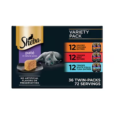 Product Sheba Perfect Portions Adult Cat Wet Food - Pate Variety Pack