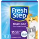 Product Fresh Step Multi-Cat Clumping Cat Litter With Febreze Freshness, Box, 25 LB