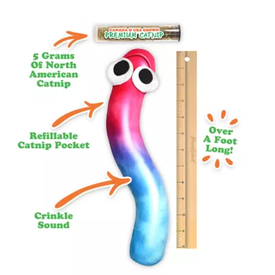 Product Meowijuana® Plush Gummy Worm Cat Toy