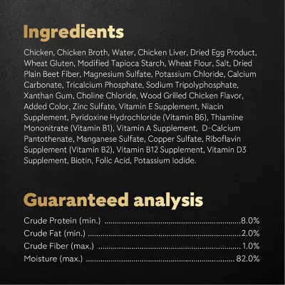 Product CESAR Filets in Gravy Wet Dog Food Wood-Grilled Chicken Flavor, 1.76 oz. Mini-Pouch