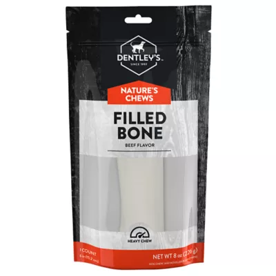 Product Dentley's Nature's Chews Beef Flavor Filled Bone Dog Chew 6 Inch 8 OZ