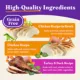 Product Halo Grain Free Cat Wet Food, Variety Pack - Chicken in Broth, Chicken Pate, Turkey & Duck, 12 CT