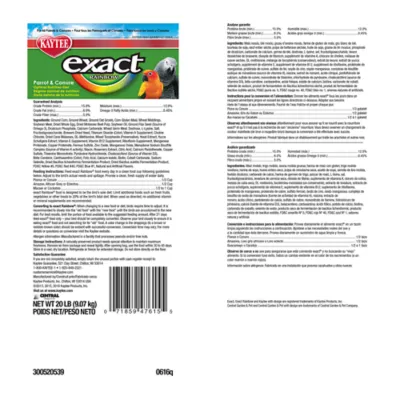 Product KAYTEE® Exact Rainbow Parrot and Conure Food