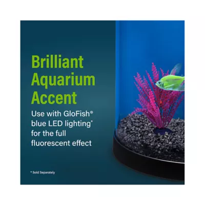 Product GloFish® Artificial Orange & Pink Leaf Plant