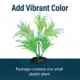Product GloFish® Artificial Green & White Leaf Plant