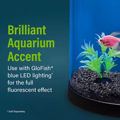 Product GloFish® Artificial Green & White Leaf Plant